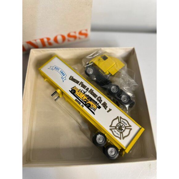 VTG Winross Diecast Semi-Truck Union Fire & Hose Co. No1 Dover PA Trailer In Box - Picture 4 of 6